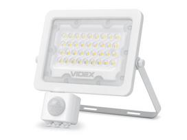 Prožektorius, halogeninis su judesio detektoriumi LED 30W, baltas, neutraliai baltas (5000K)