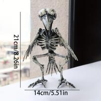Realistinės gyvūnų skeletų figūrėlės Helovinui, Varnų kaulai