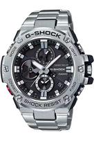Casio Išmanusis laikrodis su nuoroda Sidabrinis G-Shock G-STEEL GST-B100D-1AJF Vyriškas juoda