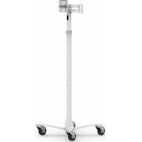 Maclocks Compulocks Rise Freedom Extended - VESA Articulating Arm Rolling Cart - White | MCRSTDEXW | 819472022997
