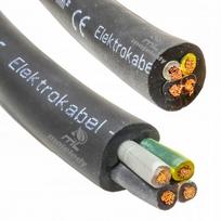 Guminis laidas H05rr-f (ow) 4x2,5 mm², 300/500v, 1m