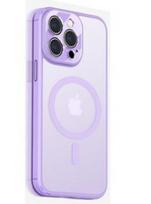 „Evelatus Apple iPhone 14 Pro Max Hybird“ dėklas su „Magsafe“ ir kameros apsauga, PC+TPU, violetinis