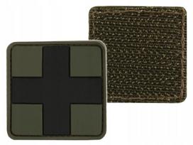 Pleistras Mil-Tec PVC 3D FIRST AID large, olive