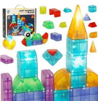 3D šviečiančios magnetinės kaladėlės, 64 d.