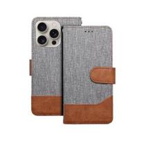 Jeans Book Xiaomi Redmi 13C/Poco C65 Pilkas/rudas