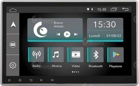 "JF Sound" - "Android" automobilinis radijas JF-011-X7C Universalus 1 DIN - "CarPlay" ir "Android Car" - GPS - 2GB RAM - 32GB ROM - DAB+ - 10 colių HD - Pagaminta Italijoje