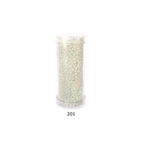 Stikliniai apvalūs karoliukai (biseris) Nr. 12/0 RainBow® plastikinėje tūbelėje 25 g, spalva 201