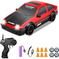 Radijo bangomis valdoma mašinėlė Yuan Plan Drift Car, raudona