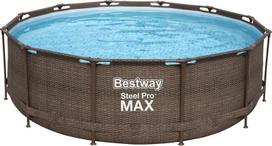 Karkasinis baseinas Bestway Steel Pro Max Rotan, 366cm