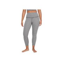 Nike aukštu liemeniu languotos jogos treniruočių capri moterims juodos DA1093-133 XS