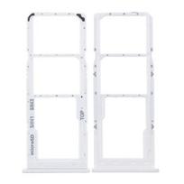 SIM kortelės laikiklis Samsung A125 A12 / A127 A12S White originalus (service pack)