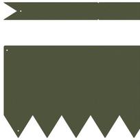 Veja kraštai 10 vnt Alyvuogių 100x0.5x20 cm Plienas