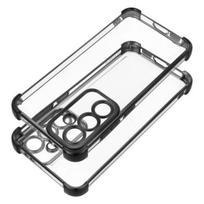 Telefono dėklas Antishock Electro Xiaomi Redmi 13C Skaidrus/juodas