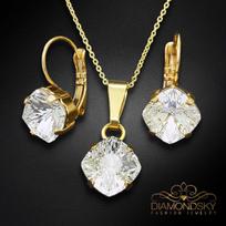 Papuošalų rinkinys moterims DiamondSky "Mystic" su Swarovski kristalais