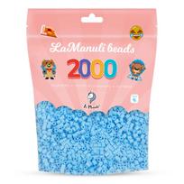 Šviesiai mėlyni lyginimo karoliukai Midi 5 mm, 2000 vnt., 1 spalva