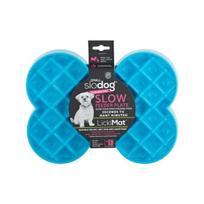 Lėto ėdimo dubenėlis LickiMat Dog Small Slodog, turkio spalva