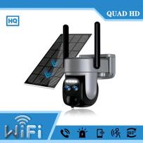 2.4GHz WiFi 5DBi Dviguba Antena, 360° Gimbalas, PIR Judesio Daviklis, 3MP Dvigubas Objektyvas
