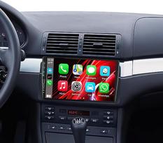 [2+64G] SIXWIN Android 13 Autoradio für BMW 3er E46 1999-2005 mit Carplay/Android Auto/Mirrorlink,9 Zoll Kapazitive Touchscreen WiFi/GPS/FM/RDS/Bluetooth/SWC+ AHD Rückfahrkamera+MIC