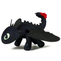 Pliušinis žaislas Slibinas Bedantis, 29 cm, juodas