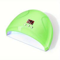 UV/LED nagų lempa su 3 laikmačiais LCD ekranas ,  Žalia