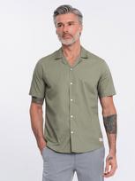 Marškiniai vyrams Ombre Clothing v4 om-shss-0168, žali