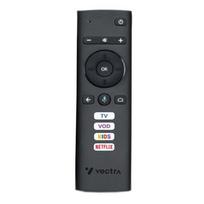 Išmaniojo (Smart TV) ir televizoriaus priedas "Vectra Multimedia Smart 4K ANDROID BLUETOOTH" dekoderio nuotolinio valdymo pultas