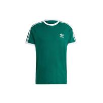 adidas Adicolor Classics 3 juostelių marškinėliai Collegiate Green Vyriški Streetwear IM9387 XXL