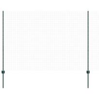 vidaXL Tvorelės stulpas 22 pcs Žalia 200 cm Plienas