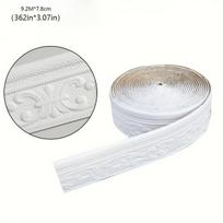Dvipusė vandeniui atspari lipni juosta,  Balta 9,2 metro x 7,8 cm