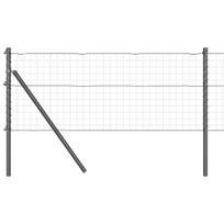 Tvorelės Stulpai 13 vnt. Pilka Ø32 mm 120 cm Cinkuotas Plienas