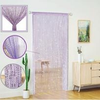 Dekoratyvinė karoliukų virvelių užuolaida durims, violetinė, Violetinė