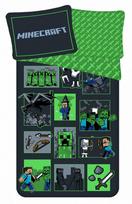 Minecraft vaikiškas patalynės komplektas Survival Mode, 140×200, 2 dalių