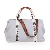 Mamos krepšys Childhome Mommy bag Signature, Canvas off white