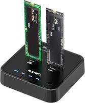 Išorinio kietojo disko dėklas Maiwo K3016p2 M.2 Nvme/ahci klonavimo stotelė, 2 skyrių, Usb 3.2 20gbps