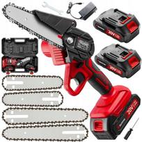 Akumuliatorinis grandininis pjūklas Bartimex BT-CS-100, 20V, 800W, 2x2.0Ah