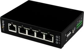 Pramoninis Gigabit Ethernet jungiklis, 5 prievadai, Din bėgelis/sieninis tvirtinimas