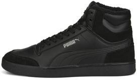 Sportiniai batai vyrams Puma Shuffle Mid Fur Flat Black 387609 01, juodi