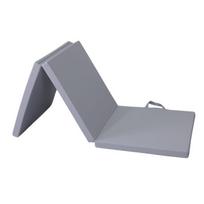 Gimnastikos čiužinys Satellite 180x60x5 cm trijų dalių - pilkas