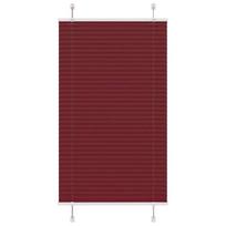 Plisuota žaliuze bordo raudona 75x150 cm audinio plotis 74,4 cm