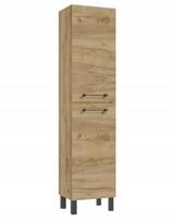 Domodomo Aukšta vonios kambario spintelė 170x40cm Craft ąžuolas, 4 lentynos
