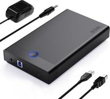 Išorinio kietojo disko dėklas Išorinis 3.5" Sata Hdd/ssd dėklas Usb 3.0, iki 20tb