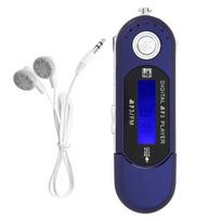 MP3 grotuvas Mp3 grotuvas su ausinėmis 8gb, nešiojamas muzikos MP3 USB grotuvas su LCD ekranu Fm radijas, skirtas vaikščioti, bėgioti (mėlynas)