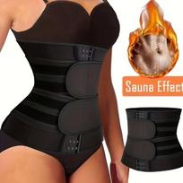 Neopreno juosmens formuotojas moterims - liekninantis kūno diržas su sauna efektais ir pilvo kontrole., 5XL (rekomenduojama juosmens apimtis 100-110 cm)