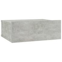 Pakabinamas naktinis staliukas, bet. pilk. sp., 40x30x15cm, Pilka
