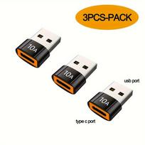 USB C OTG adapterių rinkinys, C Iki A 3vnt