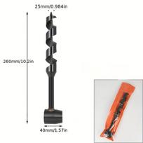 Nešiojamas nerūdijančio plieno kišeninis grąžtas,  2,5 cm