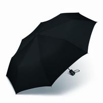 Happy Rain mini trumpas automatinis atsidarantis kišeninis skėtis juodas krepšiui