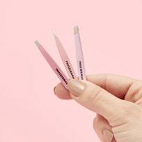Antakių šepetėlis - TWEEZERMAN - 4267-R - Mini pincetų rinkinys - Nerūdijantis plienas - Kelioninė dėžutė