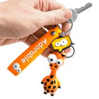 3d raktų pakabukas - žirafa