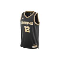 Nike NBA MVP Ja Morant Memphis Grizzlies 2024 Select Series Diri-Fit Swingman marškinėliai Club Gold/Black Vyriški Streetwear FN5915-053 L